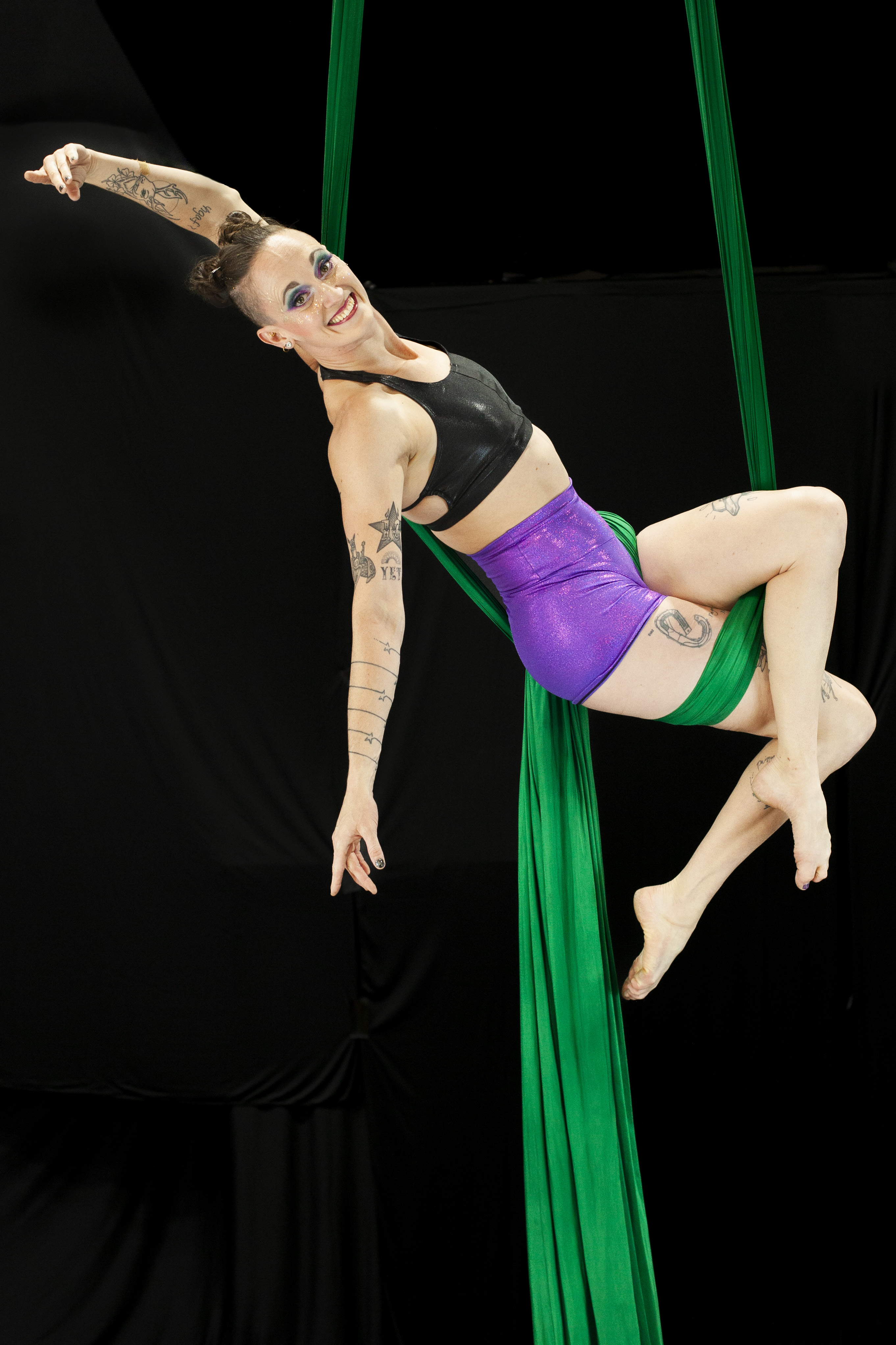 Program Director Elizabeth Fluharty in the Silks