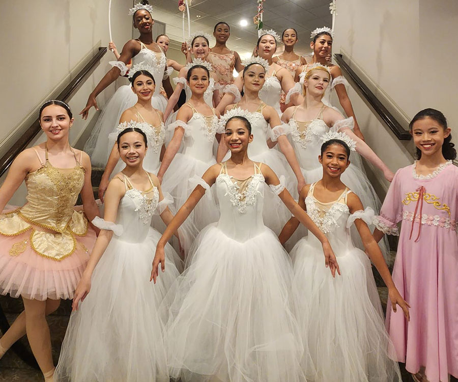 Sugar Land Dance Center dancers backstage at performance