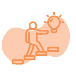 Stairs icon representing the positive character traits learned in class